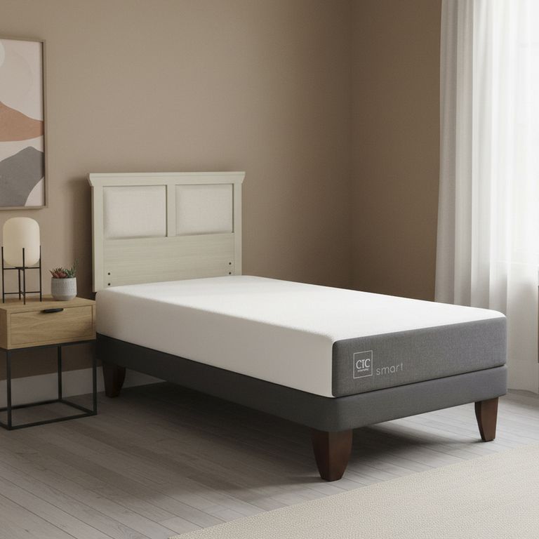 CIC Cama Europea Smart 1P Respaldo Torino Alpino