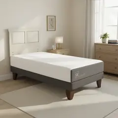 CIC - Cama Europea Smart 1.5P Respaldo Torino Alpino