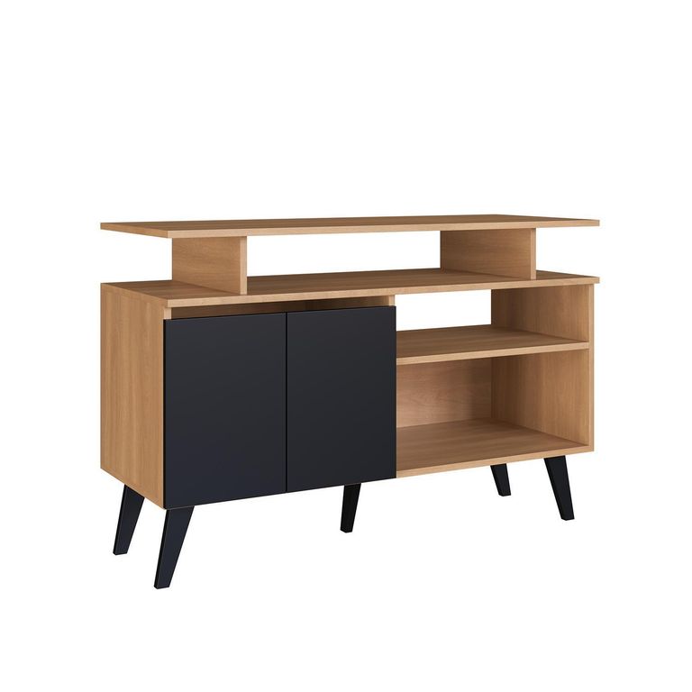 AMUV Rack TV 50 " Tokio Café/Negro 108x75.6x42 cm