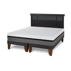 CIC - Cama Europea new balance 2p bd Respaldo Dublin negro