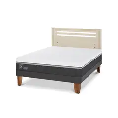 CIC - Cama Europea Ortopedic Advance 2P Bn Respaldo Munich Alpino