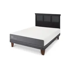 CIC - Cama Europea Smart 2p bn respaldo Torino negro