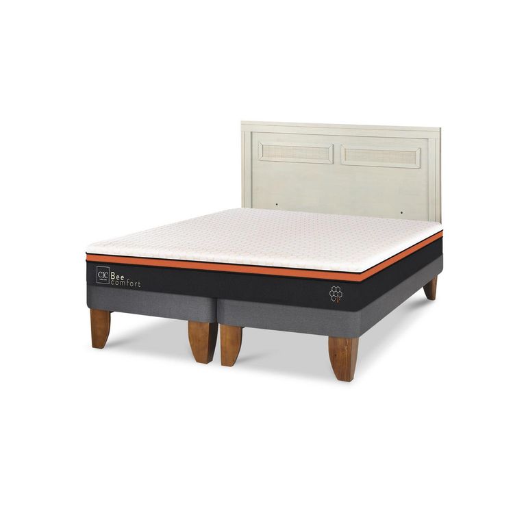 CIC Cama Europea Beecomfort King Respaldo Milan Alpino