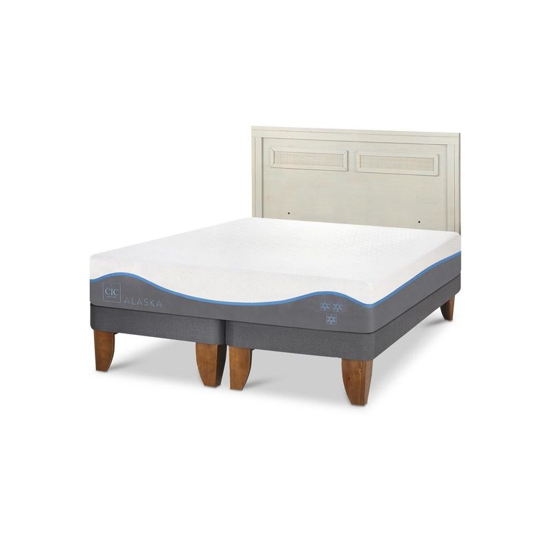 CIC - Cama Europea alaska 2p bd Respaldo Milan alpino
