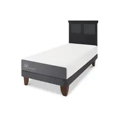 CIC - Cama Europea Smart 1p respaldo Torino negro