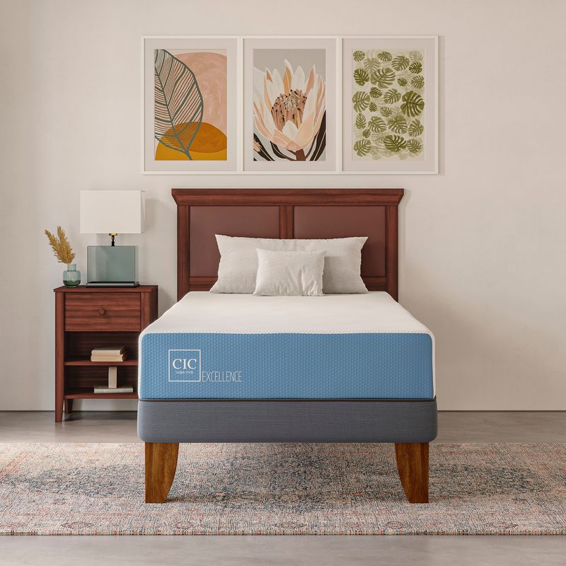 CIC - Cama Europea excellence 1p Respaldo Munich alpino