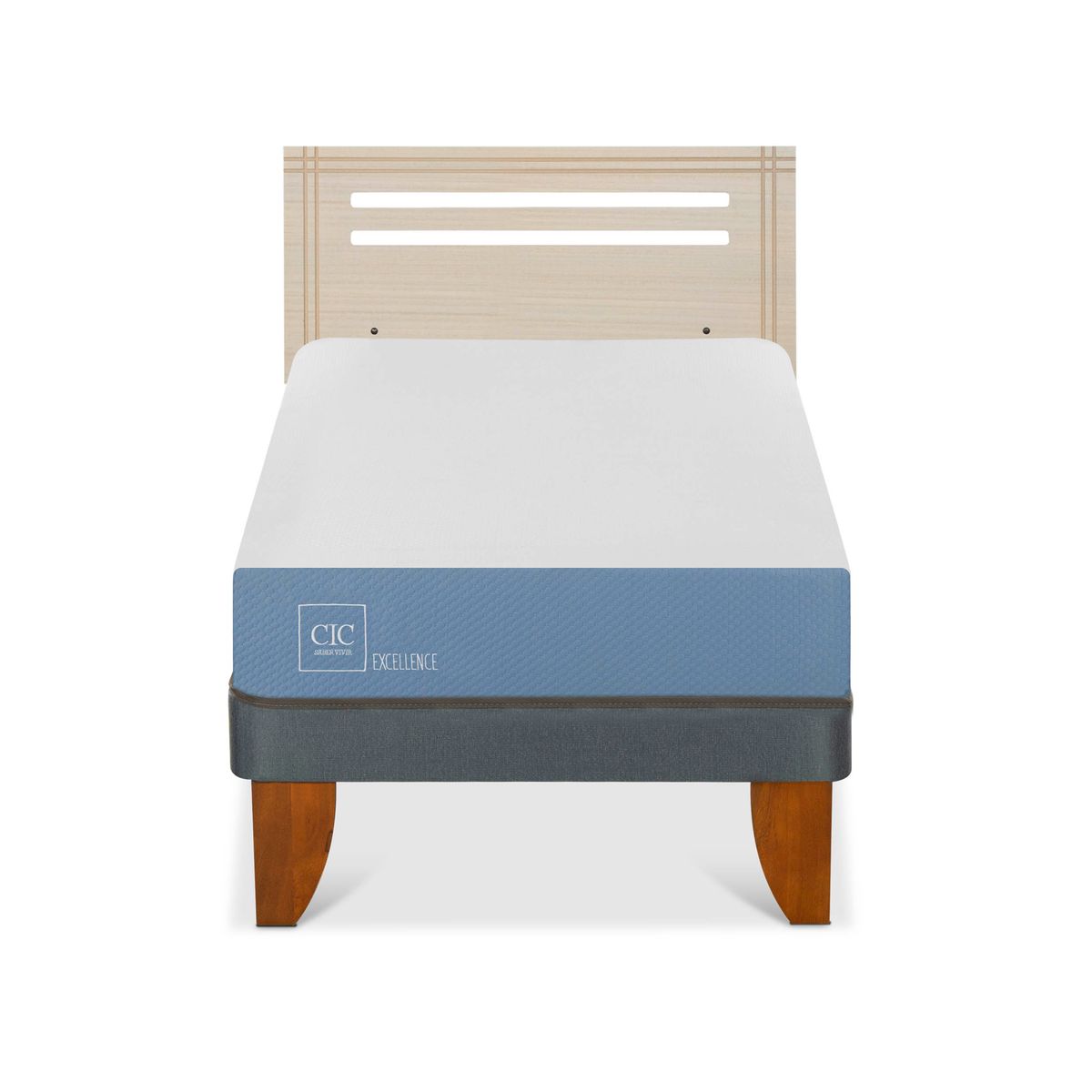 CIC - Cama Europea excellence 1p Respaldo Munich alpino