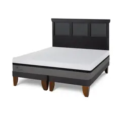 CIC - Cama Europea new balance 2p bd Respaldo Torino negro