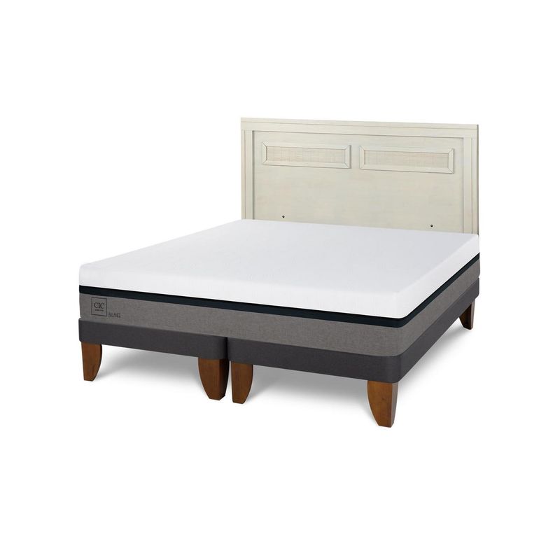CIC - Cama Europea Balance king Respaldo Milan alpino