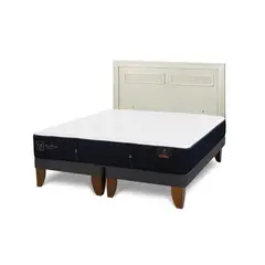CIC - Cama Europea premium 2p bd Respaldo Milan alpino