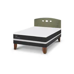 CIC - Cama Europea Ortopedic 2P Bn Respaldo Gales Olivo