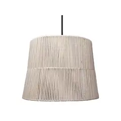 CONCEPT - Lámpara Colgante Vito Fibras Naturales Blanco