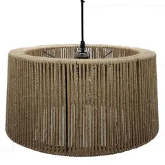 CONCEPT - Lámpara Colgante Nino Fibras Naturales Café 45 cm