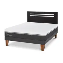 CIC - Cama Europea ortopedic advance 2p bn Respaldo Munich negro