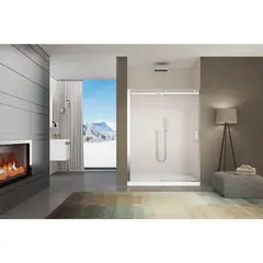 DUSCHY - Mampara Corredera  Premium Cierre Suave 1500x1900 8mm