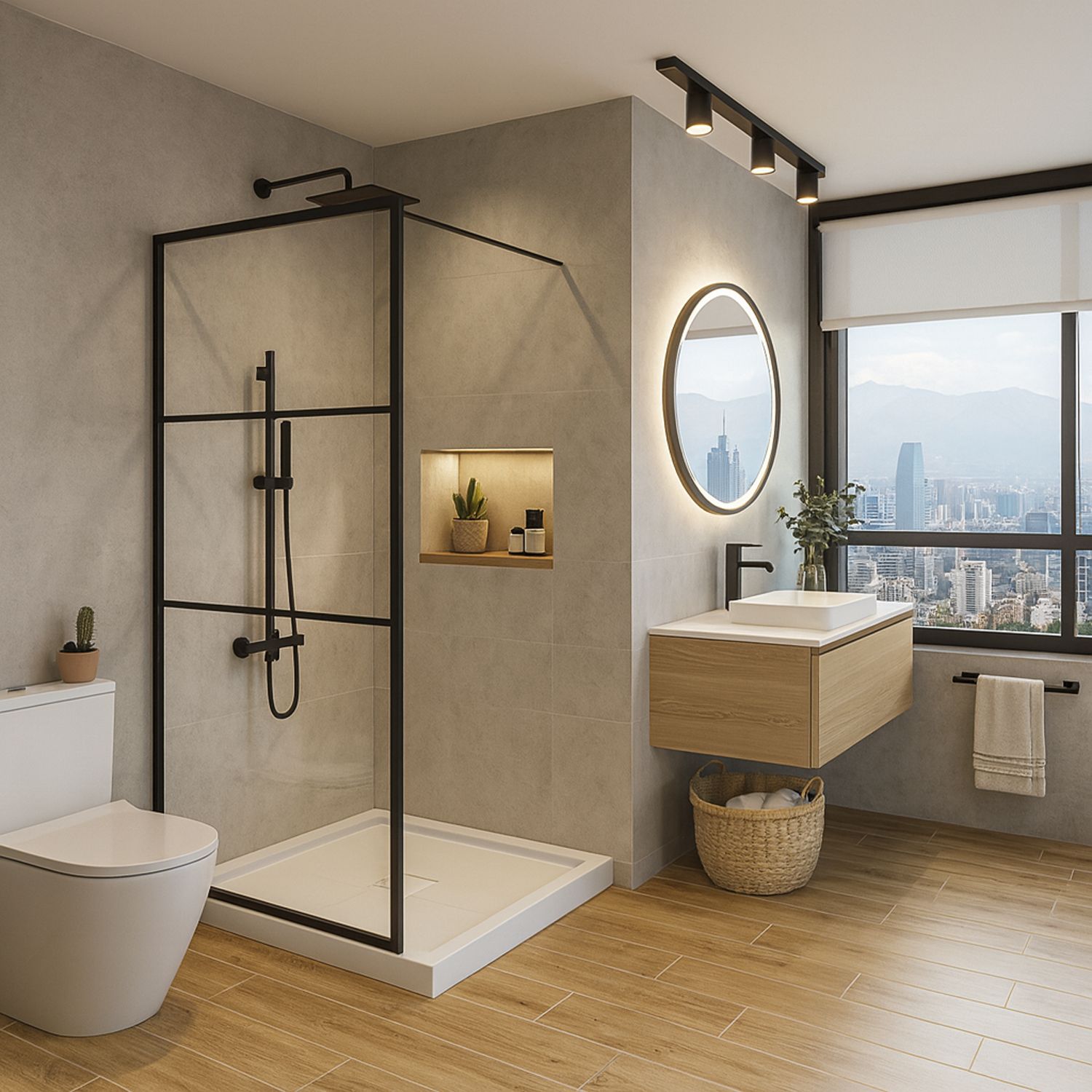 Mampara de Ducha Fija 10x200 cm Vidrio Templado 0.06 cm