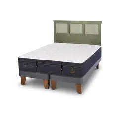 CIC - Cama Europea Grand Premium King Respaldo Torino Olivo