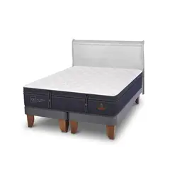 CIC - Cama Europea grand premium 2p bd Respaldo Miro alpino