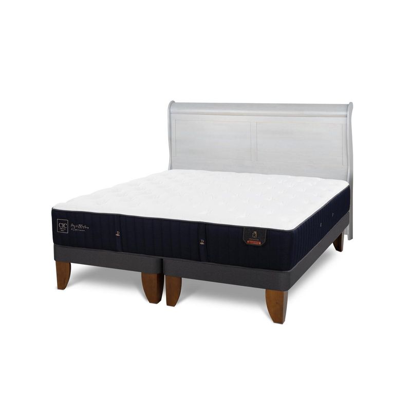 CIC - Cama Europea premium king Respaldo Miro alpino