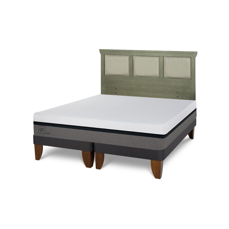 Cama Europea New Balance 2P Bd Respaldo Torino Olivo