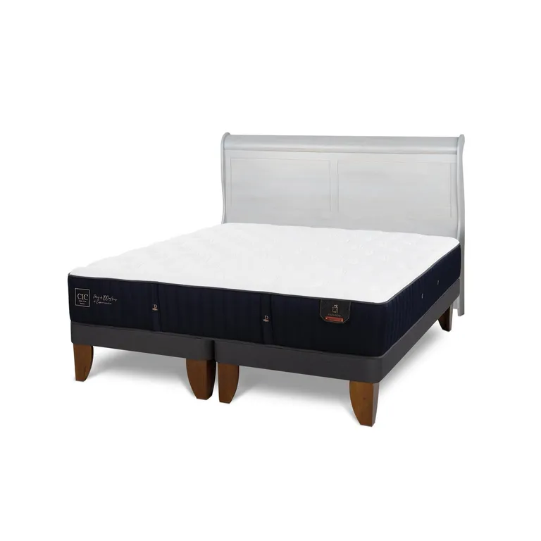 Cama Europea Premium 2P Bd Respaldo Miro Alpino