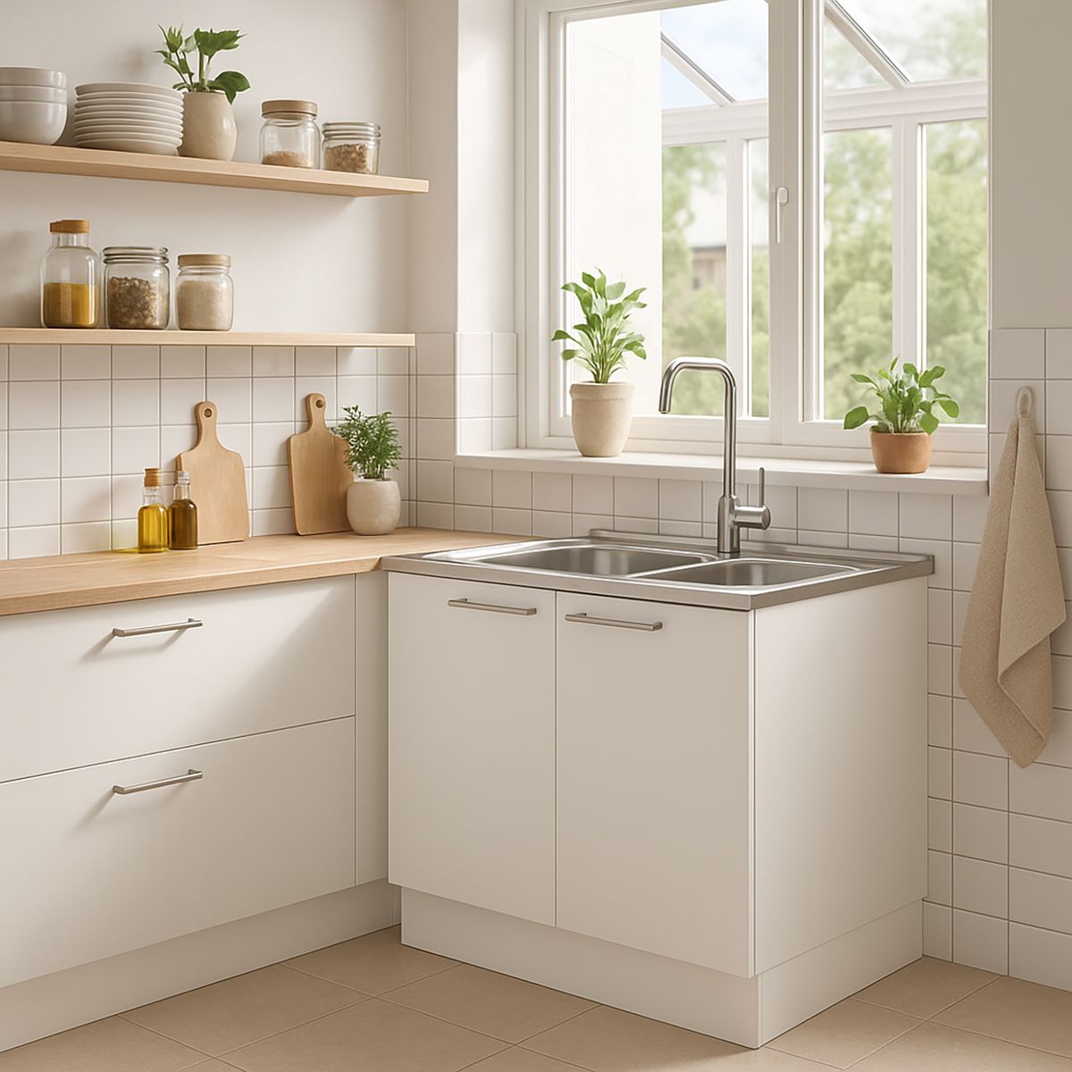 DUSCHY - Monomando Cocina Abisko Cromado