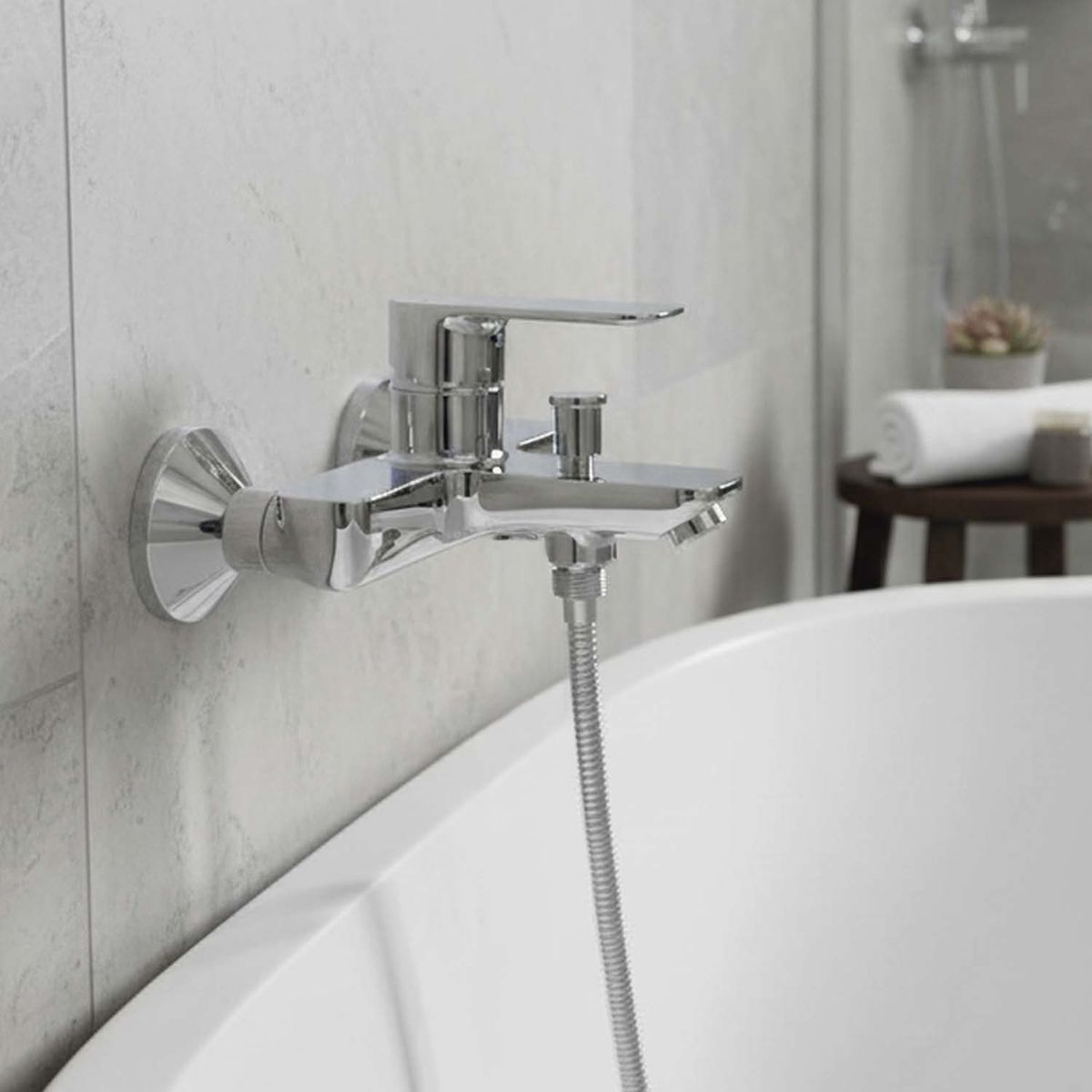 HANSA - Monomando Tina Ducha Hansabasic Cromado