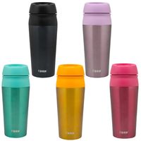 Mug térmico con botón 450 ml surtido colores