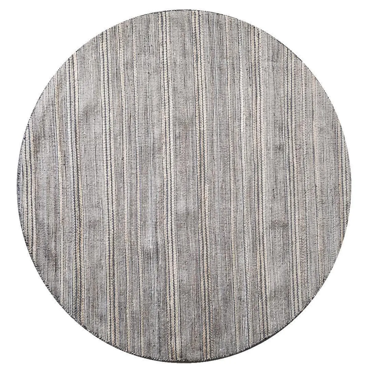 IDETEX - Alfombra Redonda Yute Indi 200x200 cm Yute Negro