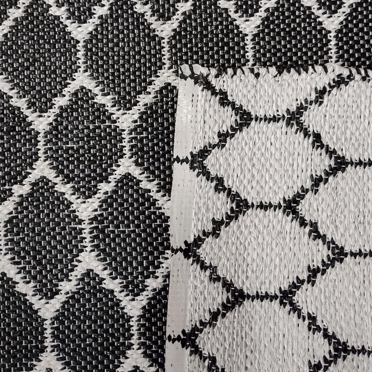 IDETEX - Alfombra Grande Kala D1 200x300 cm PVC Negro