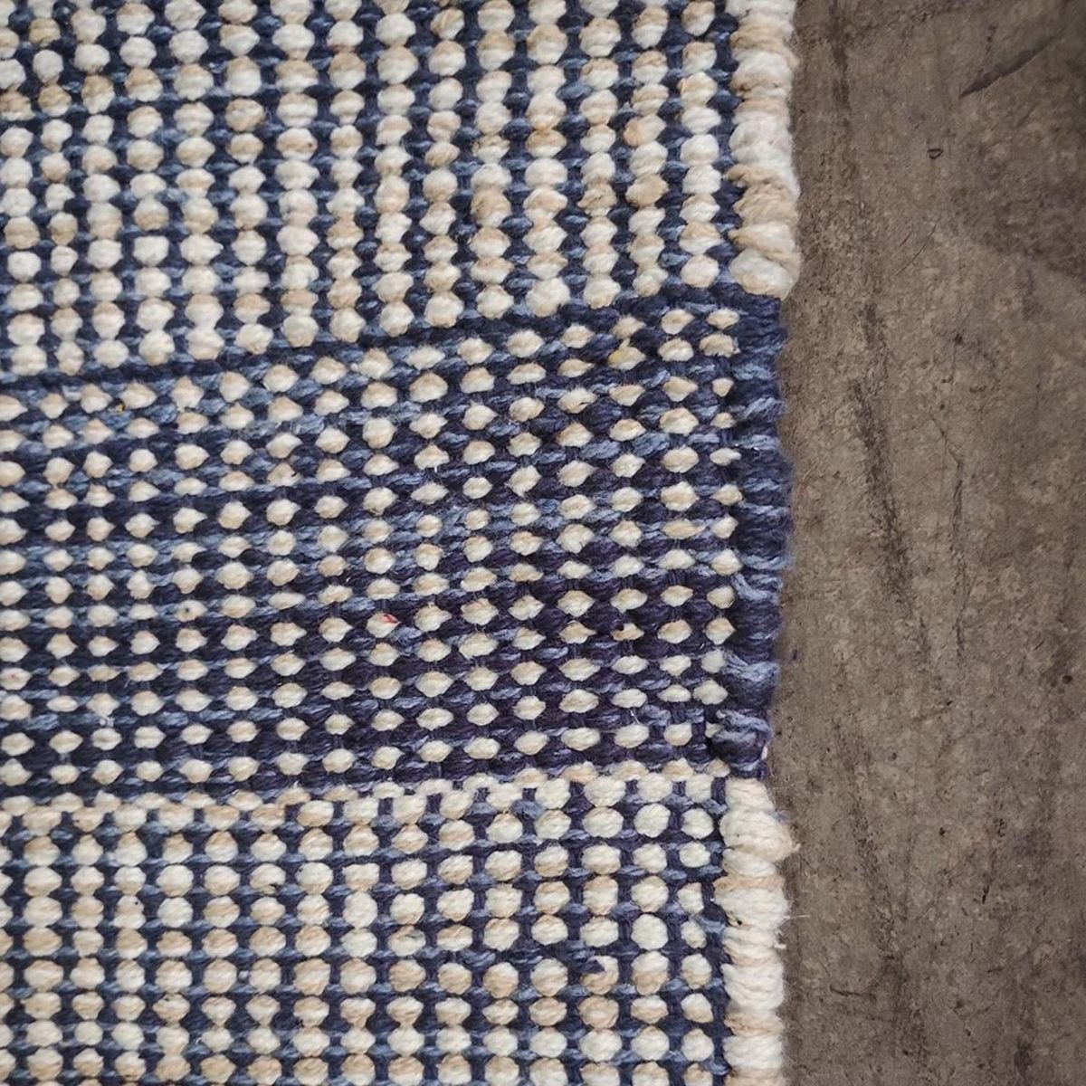 IDETEX - Alfombra Grande Cotton kalu 200x300 cm Algodón Azul