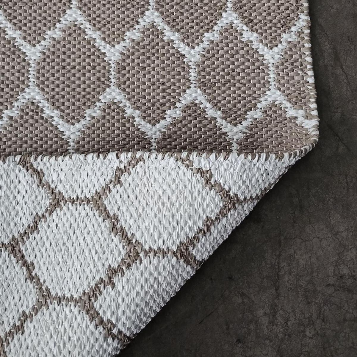 IDETEX - Alfombra Kala D1 70x110 cm PVC Beige