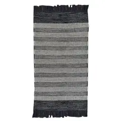 IDETEX - Alfombra Cotton Kalu 160x230 cm Negro
