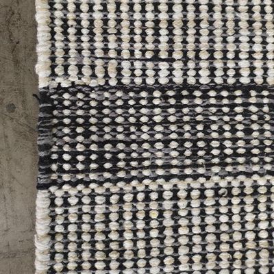 Imagen 2 del producto Alfombra Cotton Kalu 160x230 cm Algodón Negro