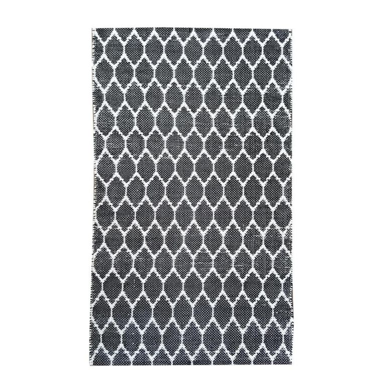 Alfombra 160x230 cm PVC Negro