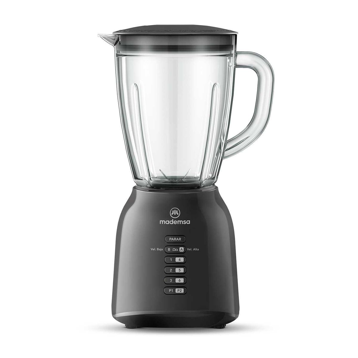 MADEMSA - Licuadora 1.5 Litros Negro MBL40