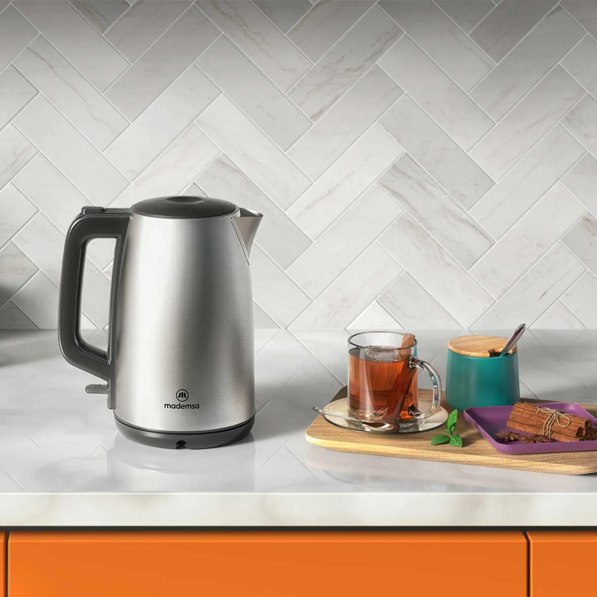 MADEMSA - Hervidor 1.7 Litros Gris MEK25