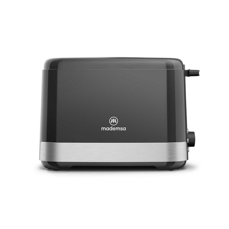 MADEMSA Tostador 2 Rebanadas Negro MTS10