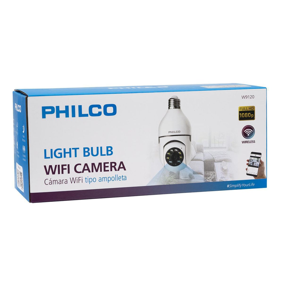PHILCO - CAMARA CCT TIPO AMPOLLETA WiFI