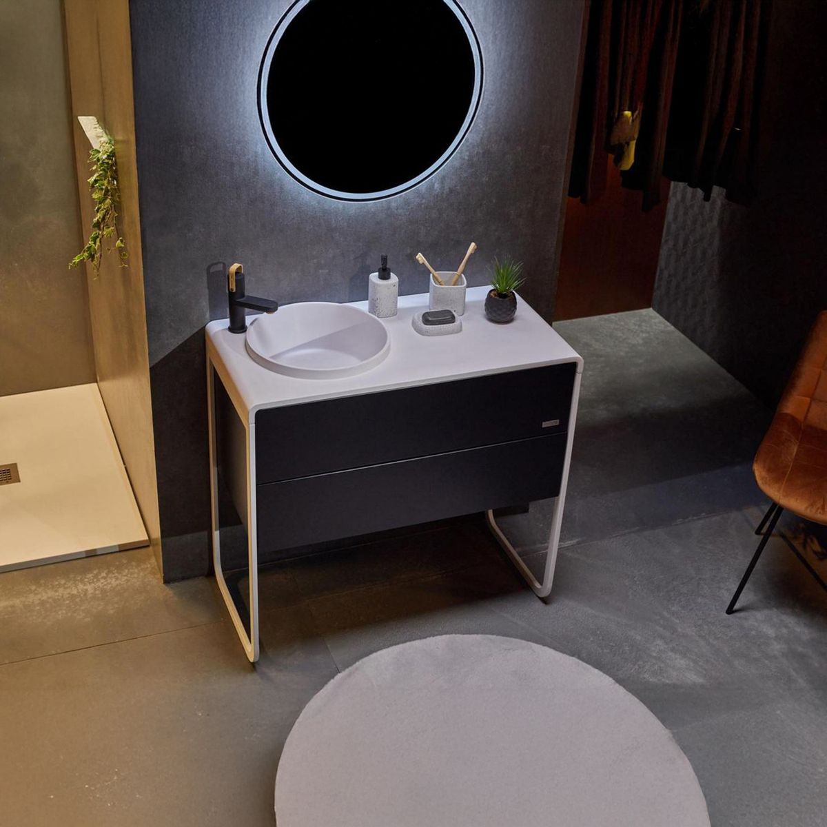 TEKA STROHM - Grifo De Lavabo Lavi Negro