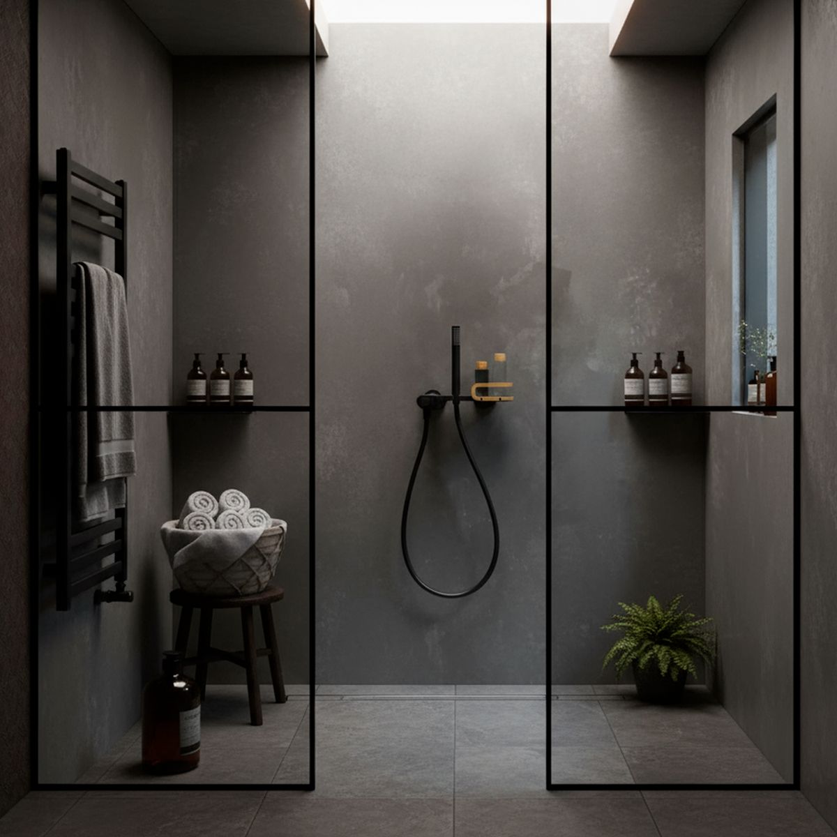 TEKA STROHM - Grifo para Ducha Lavi Negro