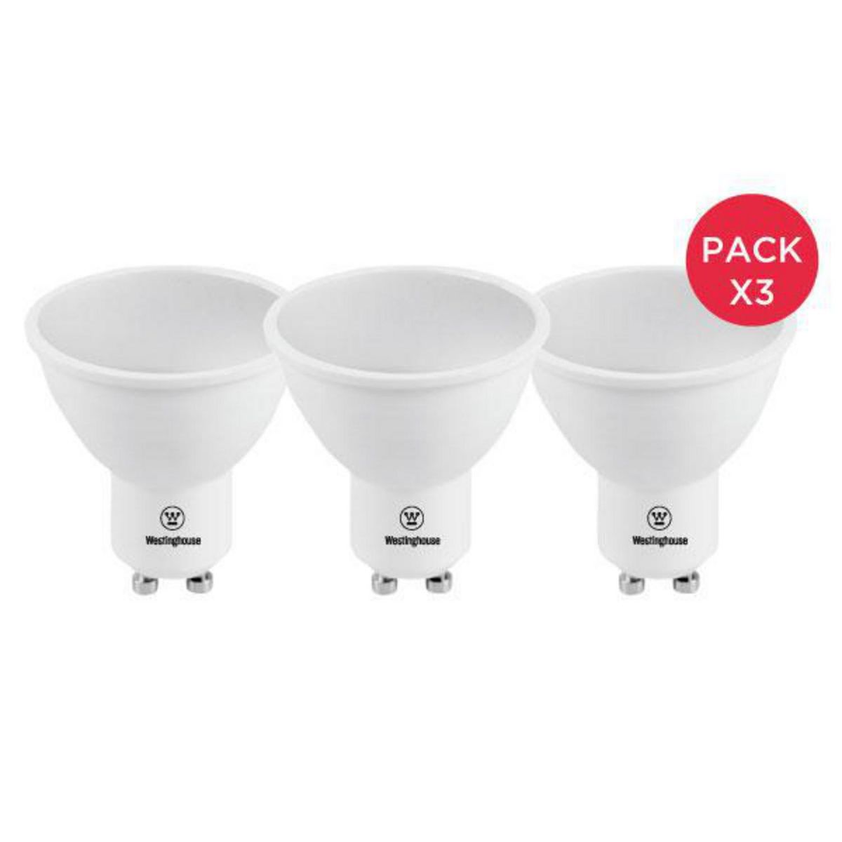 BP ILUMINACION - Pack 3 Ampolletas 5 W GU10 425 lm Luz Cálida