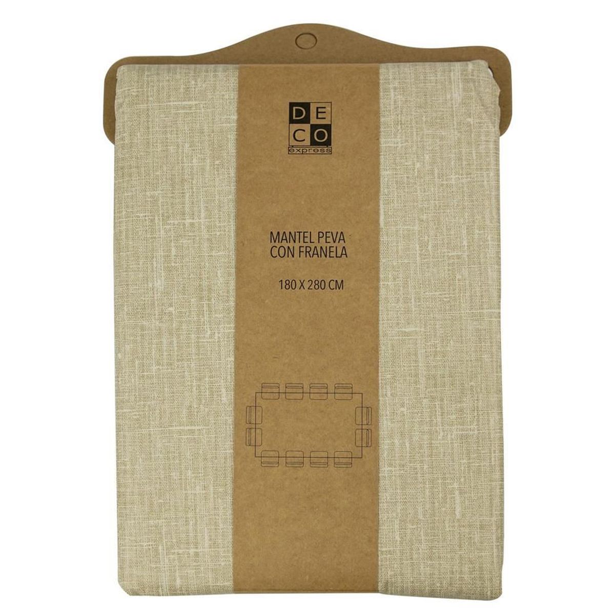 DECO EXPRESS - Mantel Rectangular Peva 130x180 cm Iraru Multicolor