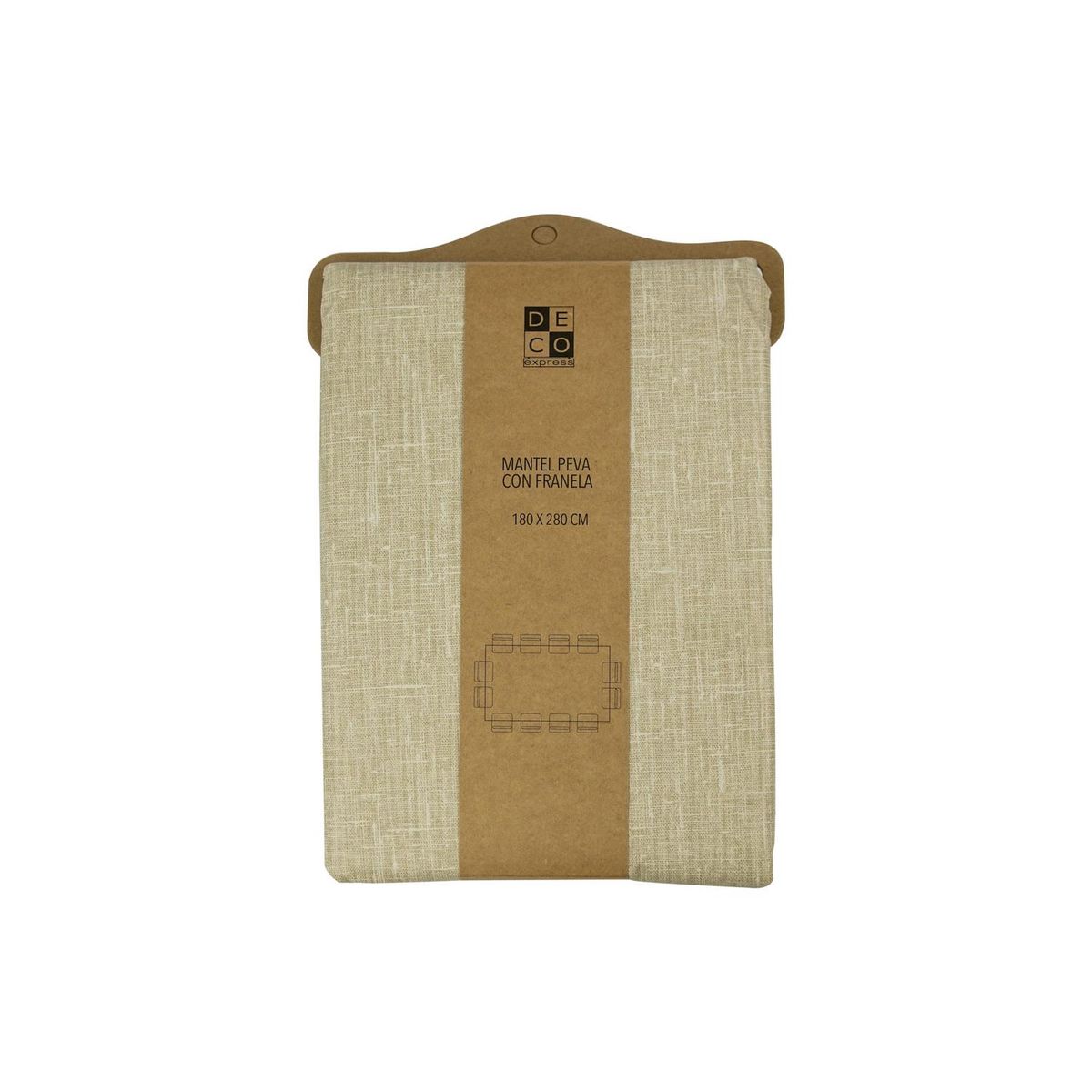 DECO EXPRESS - Mantel Rectangular Peva 130x180 cm Iraru Multicolor