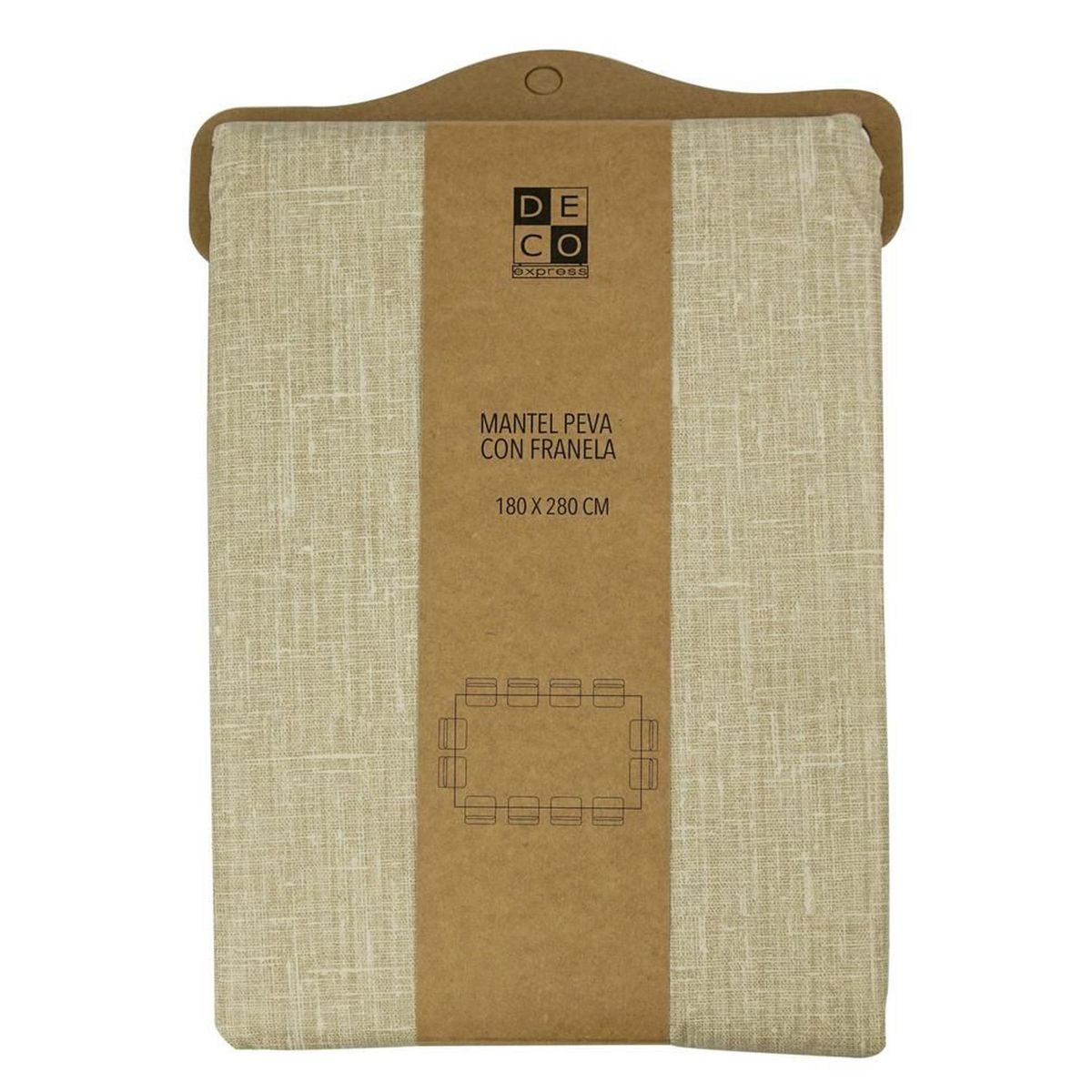 DECO EXPRESS - Mantel Rectangular Peva 160x220 cm Iraru Multicolor