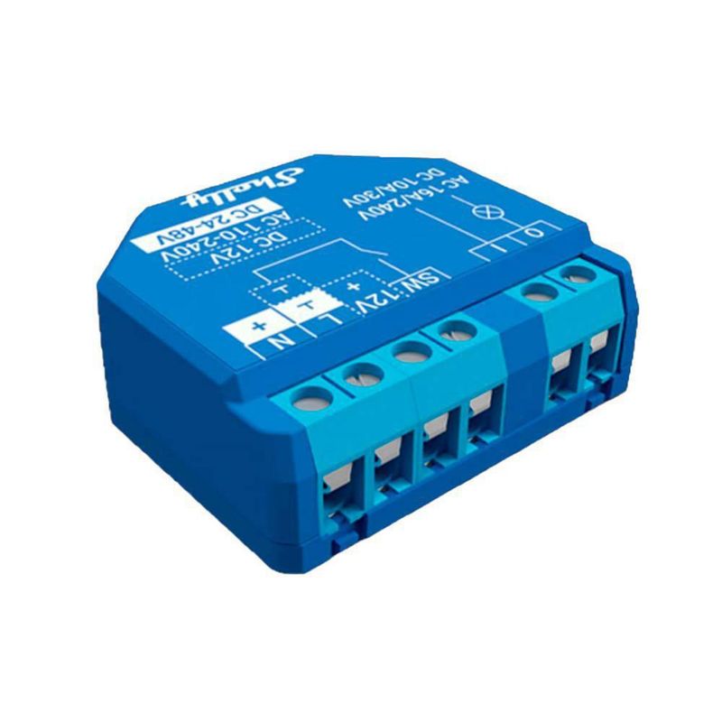 SHELLY - Rele Inteligente Plus 1 Ul Wifi