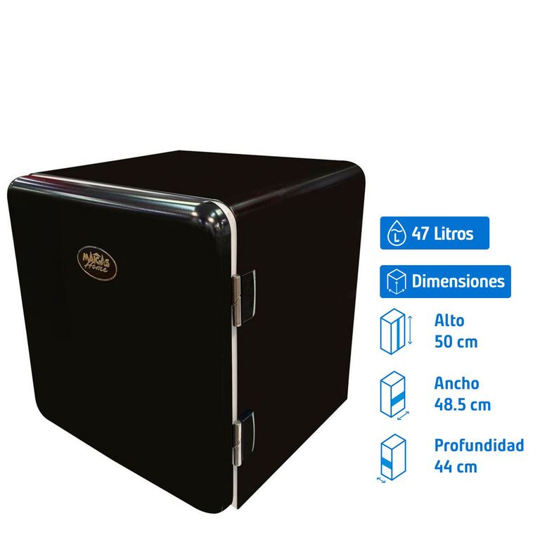 MAIGAS Minibar Frigobar Frío Directo 47 Litros Negro HS-65LN