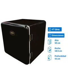 MAIGAS - Minibar Frigobar Frío Directo 47 Litros Negro HS-65LN