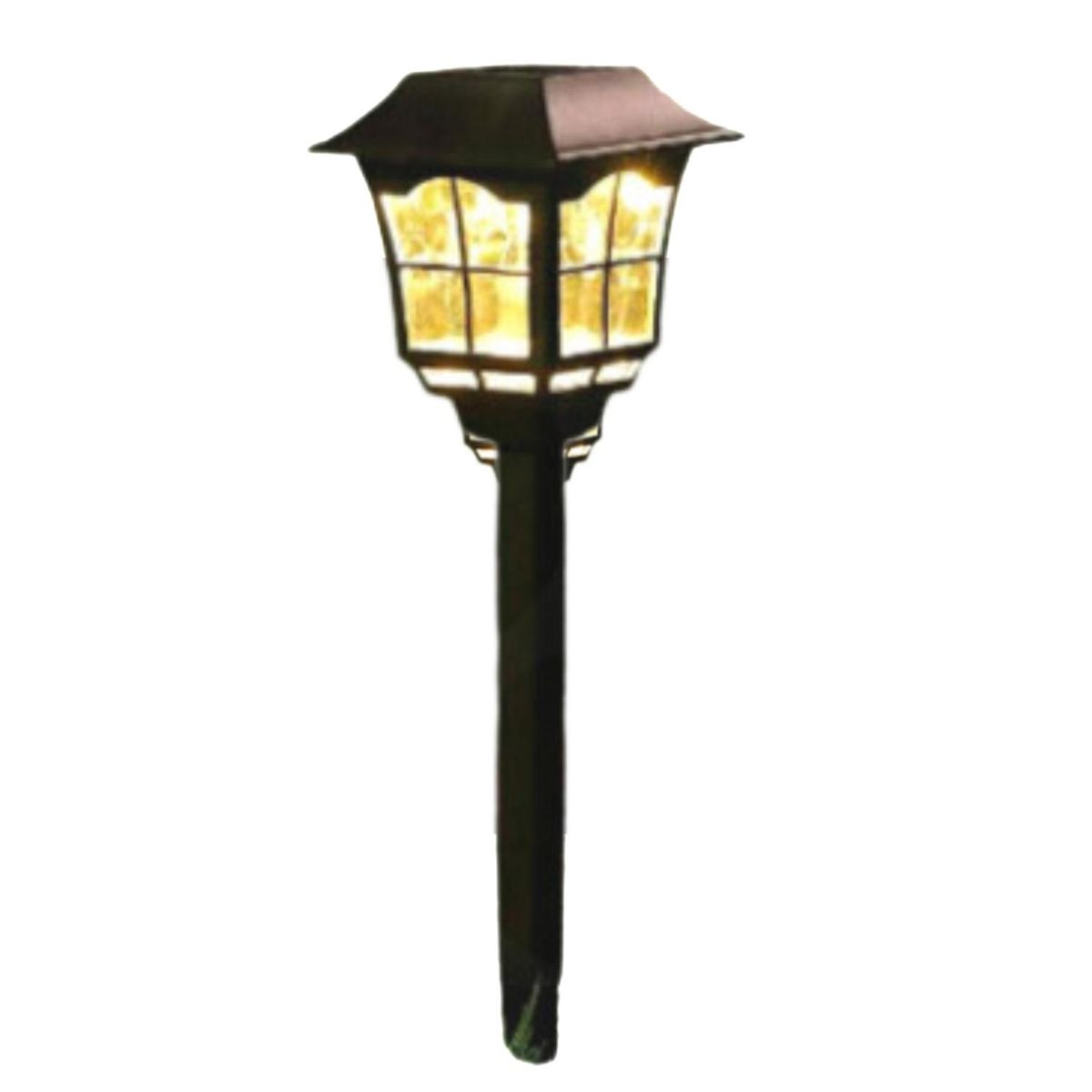 LEDZONE - Estaca Solar Led Farol Cásico 1 W IP 44 84 lm Luz Cálida