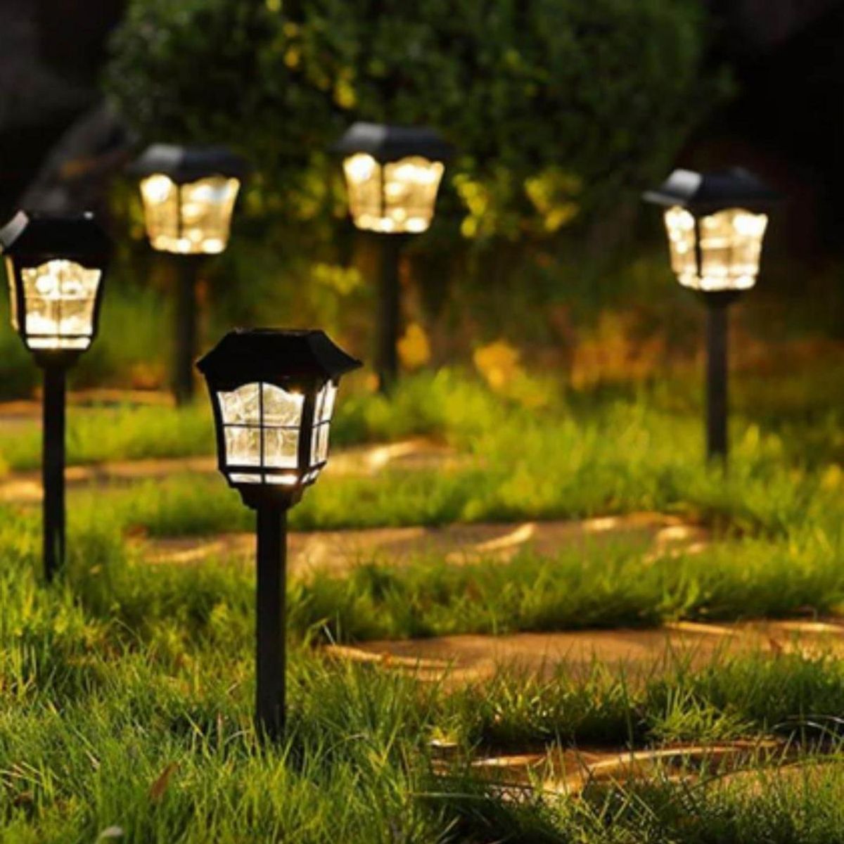 LEDZONE - Estaca Solar Led Farol Cásico 1 W IP 44 84 lm Luz Cálida